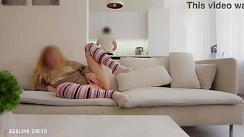 Casual Masturbation Turns Into Pussy Eating With Step Daddy