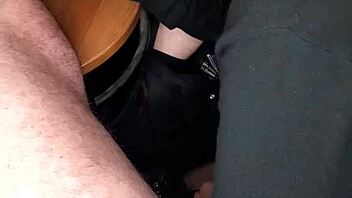 she suc my dik secretly swallow all i cum like beast