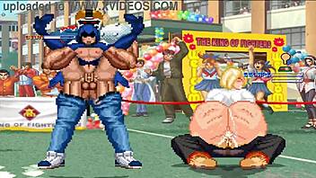 Watch Brian Battler and Kim Dong Hwan Meet Power Girl and Raven in Hentai Mugen!