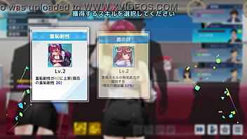 Undercover girl rina in hentai chikan game