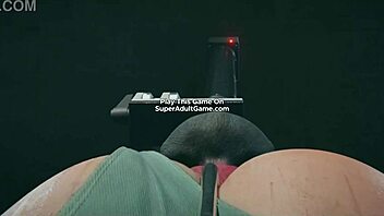 3D adult game with Lara Croft in BDSM dungeon