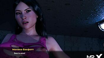 Fashion Business Episode 2 Scene 31: Exciting Moments When She Gets on All Fours in 3D Hentai Game.