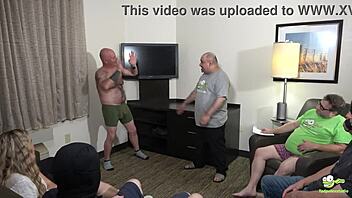 Tadople's improv class spirals into a wild, cum-soaked gangbang with big cocks