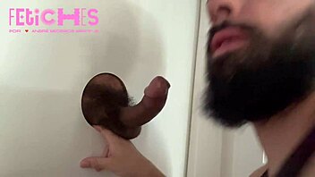 Barbudo Mama Uses Glory Hole