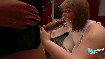 Maris Paci Gets Sloppy Blowjob And Cum!