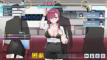 Undercover girl rina in hentai chikan game