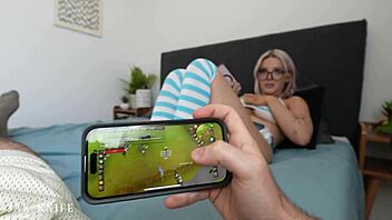 Goth Stepsis Charli O Squirts in Cowgirl Ride