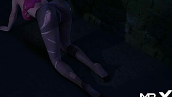 Fashion Business Episode 2 Scene 31: Exciting Moments When She Gets on All Fours in 3D Hentai Game.