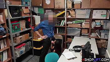 silent asian teen 18+ gets punished at the office with justice