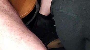 she suc my dik secretly swallow all i cum like beast