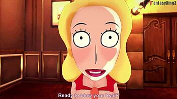 beth smith gets pounded hard in rick and morty fantasy step 2 😈