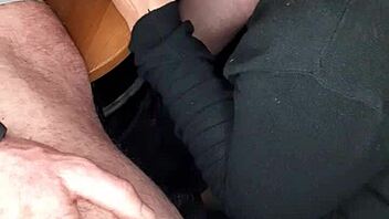 she suc my dik secretly swallow all i cum like beast