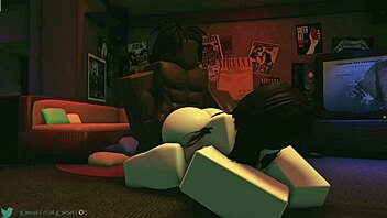 White Chick Invites Rough Riding and Creampie in Bedroom POV