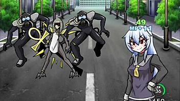 special duty soldier felia defeats the evil organization in part three