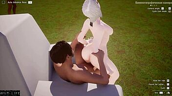 Sexy Melissa Jacobs and Samantha Rayan enjoyed using a strap-on during free time activities.