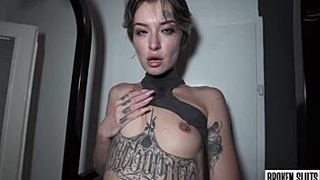 Anime Girl Bent Over Desk for Rough Riding and Cum in Mouth