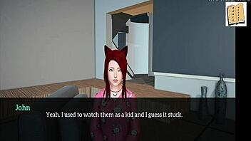 Visual novel walkthrough of a taboo family fantasy