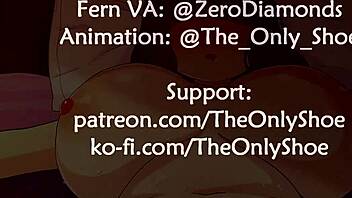 Fern Animation: The Only Shoe - Intense Creampie Action With Big Tits In Cartoon Hentai Blowjob Scene