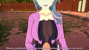 Is Eula splashing in the pool?