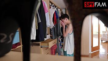 Stepsis Craves Stepbro's Cock After Naked Peek!