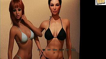 WAKE UP next to that SEXY TOPLESS BRUNETTE in Intertwined 22!