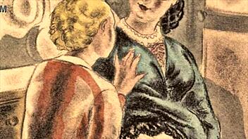 milf in stockings and heels gets face fucked and doggy with repeated orgasms