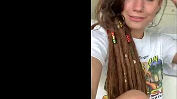 Indicaflower, the hippie chick, turns bad bitch while sucking and fucking for cash.