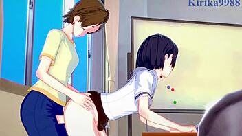 Hey, watch Kasumi Nomura, Olivia, and Chisato Higuchi in intense futanari 3D cartoon sex!