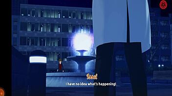 Anime hentai blowjob in devil academy parody