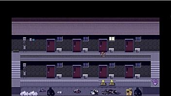 Night walk 10: after escaping the apartment, I can't hold it in front of the vending machine and pee right there. 😅