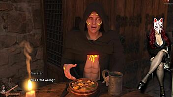 Steps of debauchery 52 - busty elf girls play with dildos. Want to watch?