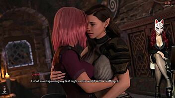 Steps of debauchery 52 - busty elf girls play with dildos. Want to watch?