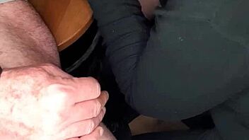 she suc my dik secretly swallow all i cum like beast