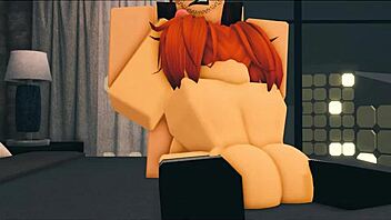 I fucked the nerdy ginger slut in the bedroom moaning loud