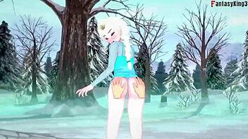 elsa sucks and fucks in frozen hentai!