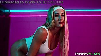 Muscle Barbie Getting Fucked Hard by Big Cocks in Wild Compilation