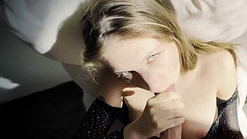 Sexy Russian Hottie Craves Sucking Hard Cock