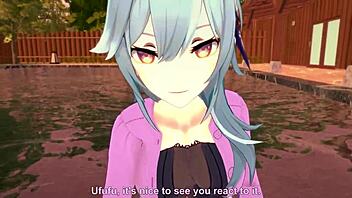 Is Eula splashing in the pool?