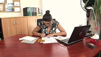 She is the boss in parts one and two.