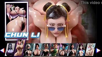 let's play this sex game with chun li and yorha 2b
