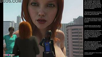 In this 3D cartoon episode 31, the small character makes a big gesture in the apple scene leading to intense sex.