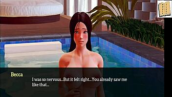 Visual novel walkthrough of a taboo family fantasy