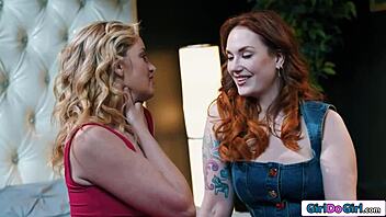 Hot Tattooed Redhead Craves His Raging Pecker