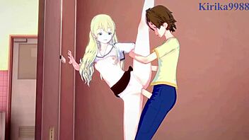 Hey, watch Kasumi Nomura, Olivia, and Chisato Higuchi in intense futanari 3D cartoon sex!