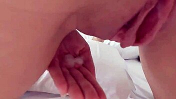 yo, cumshots filling up this creampie queen's pussy!