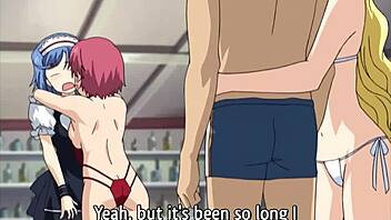 I caught my step siblings fucking in uncensored hentai. Subtitled action drives me wild!