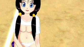 Videl Learns Flying Techniques in Dragon Ball Z Instruction