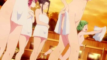 chillin in the end times harem with anime babes 😏