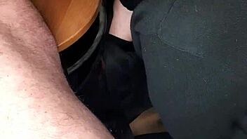 she suc my dik secretly swallow all i cum like beast