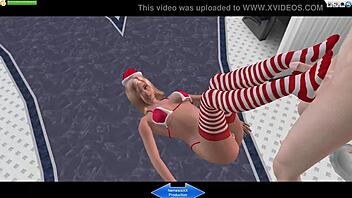 3D plane sex session with cartoon characters